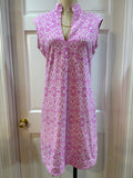 Preppy in Pink: The Jude Connally Geo Ikat Tunic Dress