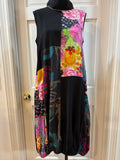Artful Comfort: Shana Apparel Crushed Mock Neck Bubble Dress