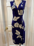 Diane von Furstenberg "New Yahzi" Printed Wrap Dress — Iconic 70s Style | Size 8