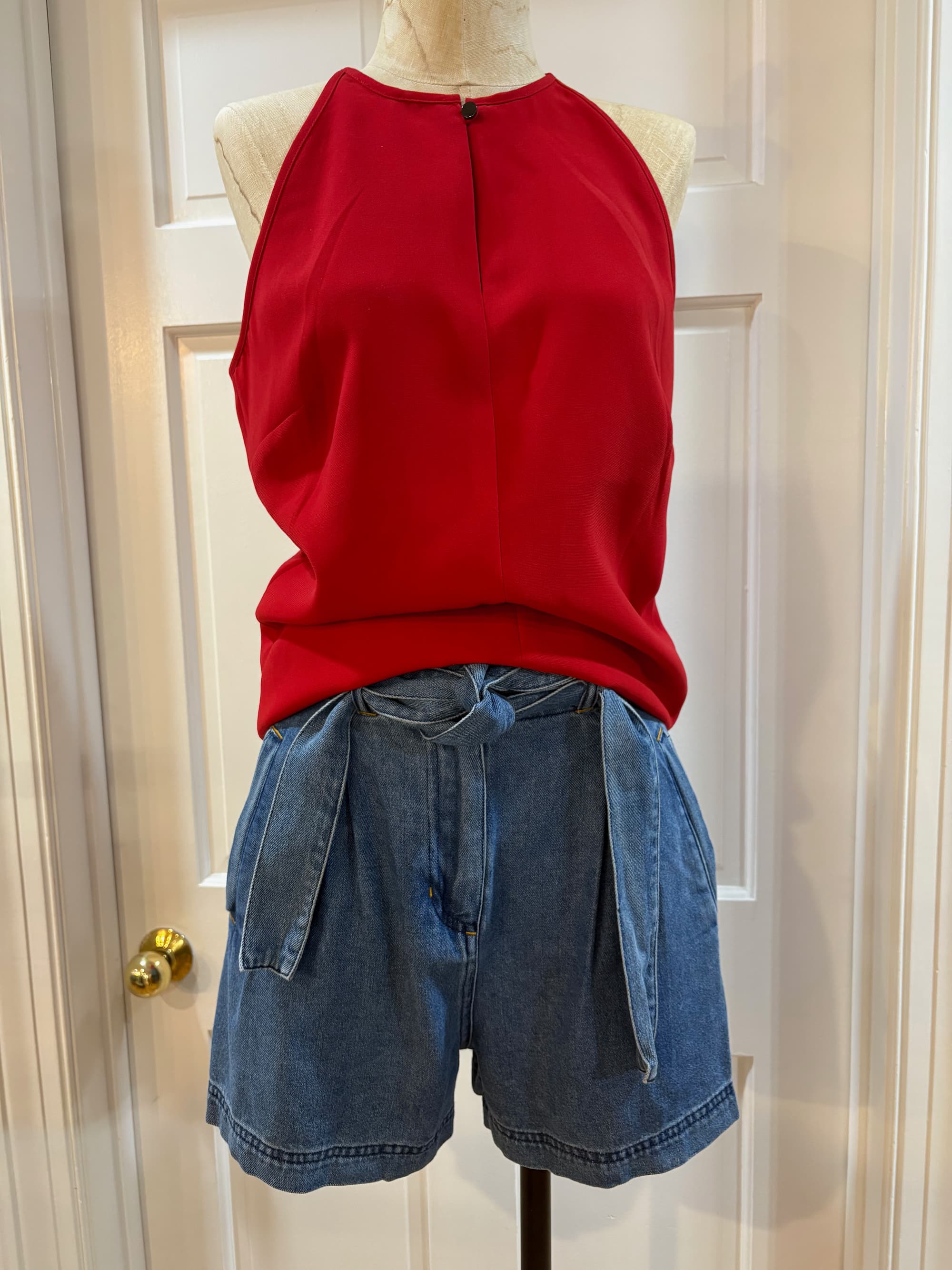 Rails Foster Paperbag Denim Shorts — Southern California Cool | Size S