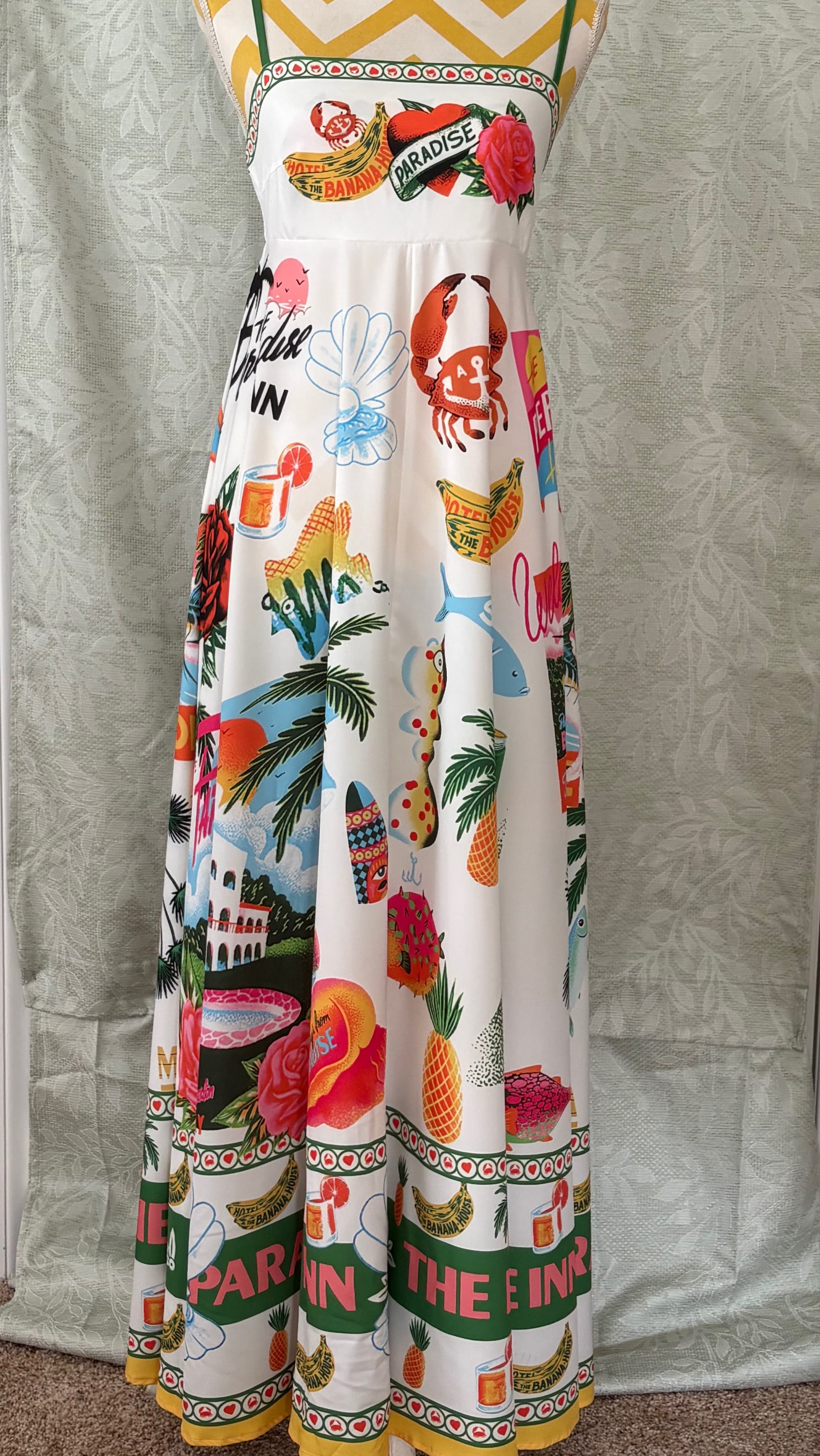 ALÉMAIS Paradiso Inspired Euro Summer Maxi Dress (Dupe)