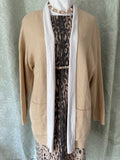 Eileen Fisher Peruvian Organic Cotton-Blend Boxy Cardigan — Sustainable Luxury
