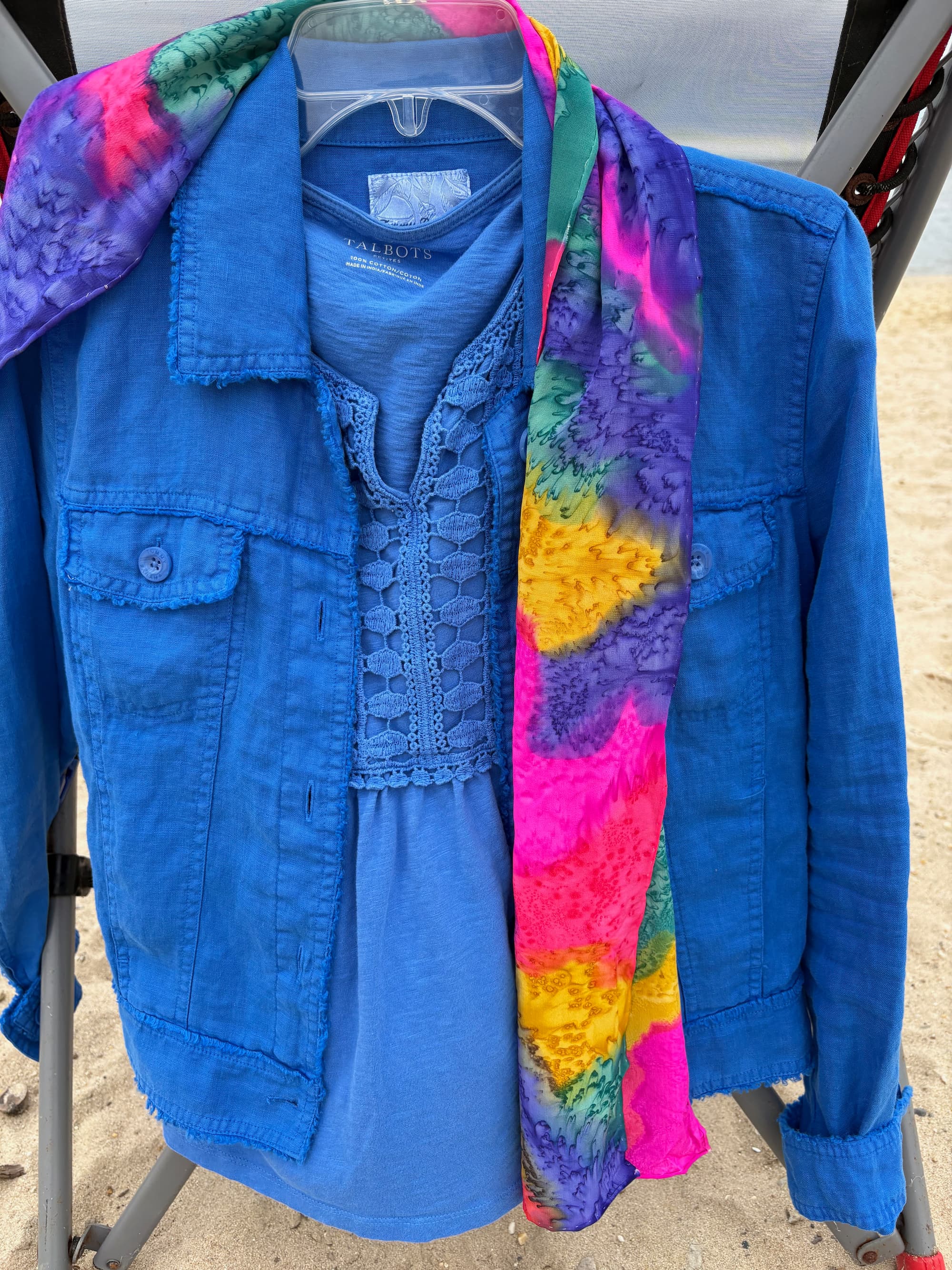 Island Breeze Layering: Tommy Bahama Two Palms Linen Jacket